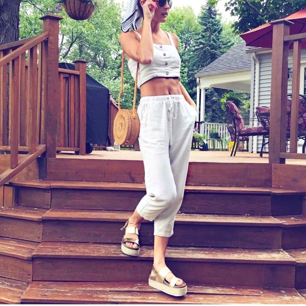 Linen matching co ord set